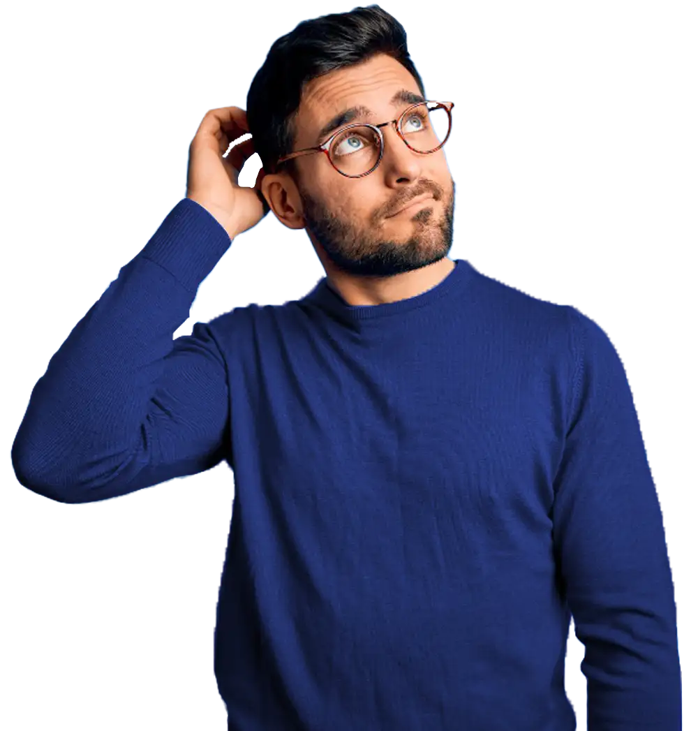 Image of a confused person